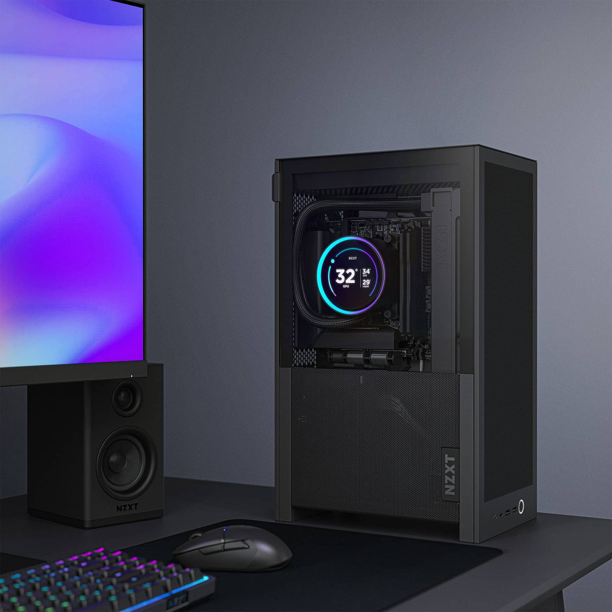 NZXT - H2 Flow Mini-ITX SFF Case - Black