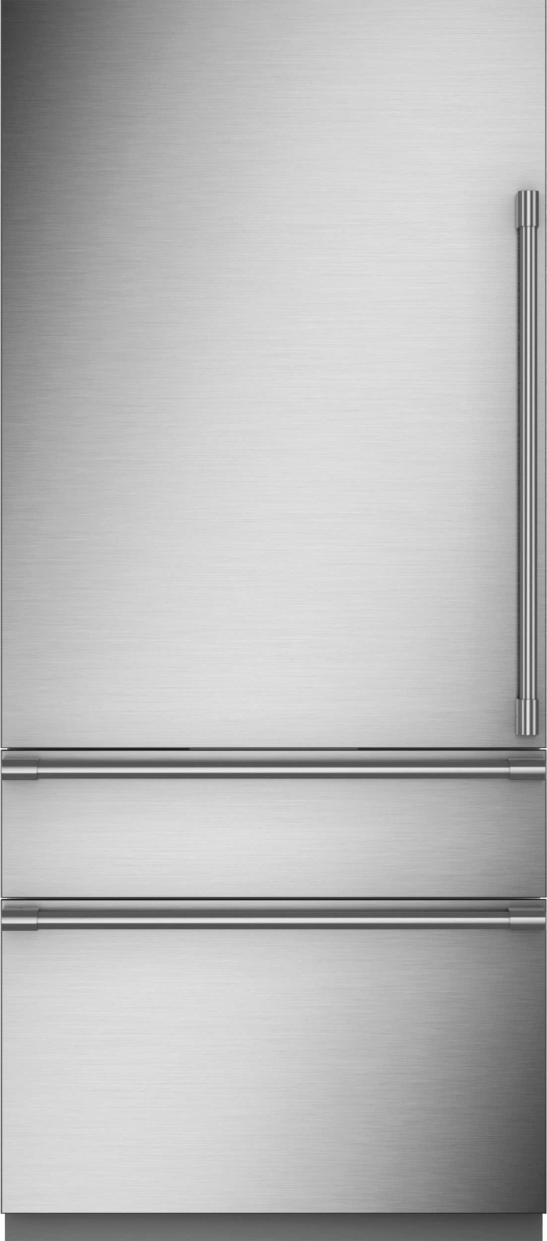 Monogram - 36 in. Wide 20.2 Cu. Ft. Bottom-Freezer Built-In Smart Refrigerator with 6-Temperature Setting Convertible Drawer - Custom Panel Ready