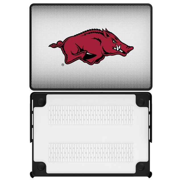 Front. Keyscaper - Arkansas Razorbacks Linen MacBook Case - Pro 16 in - Multicolor.