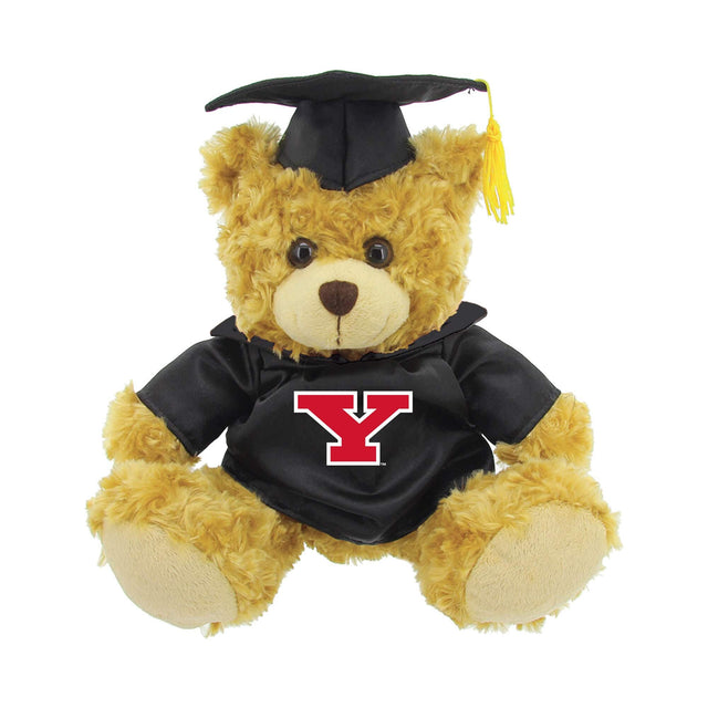 Front. Jardine - Youngstown State Penguins 12'' Graduation Plush Bear - Oatmeal.
