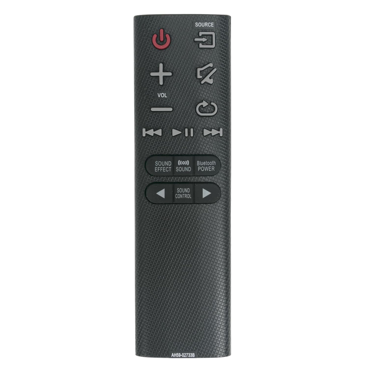 VINABTY - AH59-02733B Replace Remote Control Fits for Samsung Sound Bar HW-J4000 HW-K360 HW-J7500R HW-K450 SWA-8000S - Black
