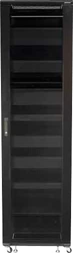 Front. Sanus - Component 100 Series 44U A/V Rack - Black.