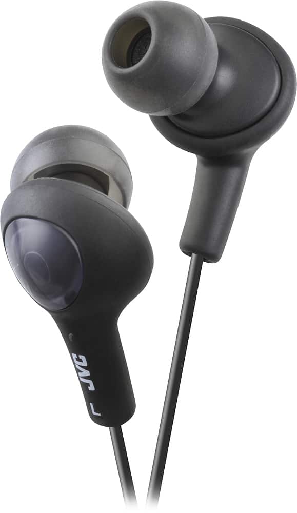 JVC - Gumy Plus In-Ear Headphones - Black