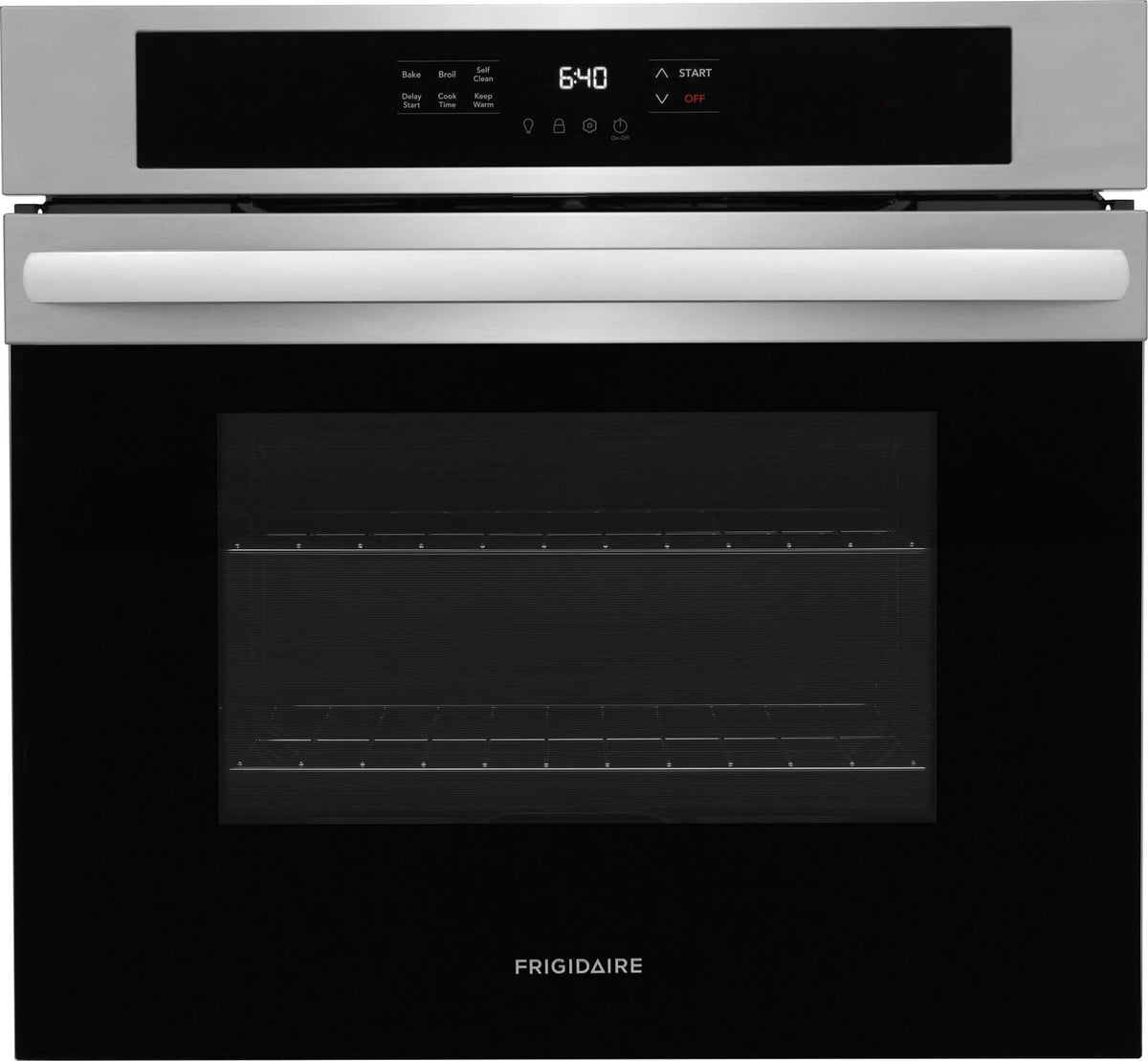 Frigidaire - Single Electric Wall Oven with Even Baking Technology - Stainless Steel