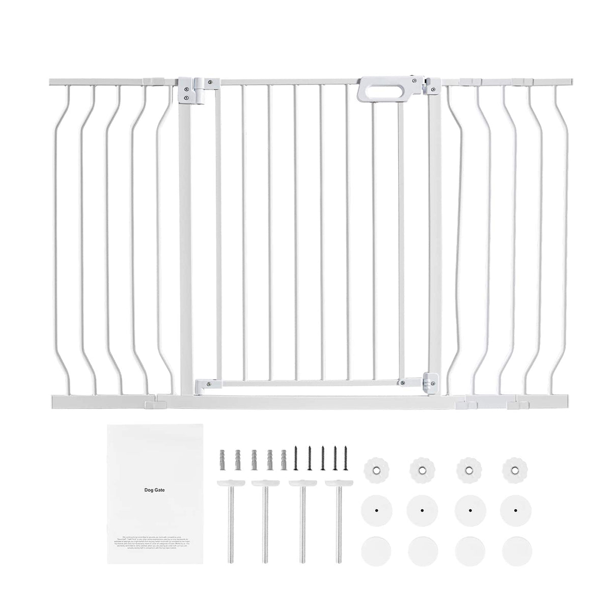 VEVOR - Baby Gate, 29.5"-51" Extra Wide, 30" High, Dog Gate for Stairs Doorways, Easy Step Walk Thru Auto Close Child Gate Pet