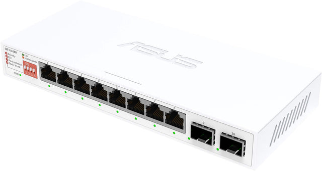 The text on the image is:

QG-U1080 1 1 Priority LEE 2.5G 1 10/1 C Port isolation 20/20984/1000M Static ON trunk PWR 1 2 1234 3 4 1 2 3 SUS 4 5 6 I 7 00 9 10

Corrected text:

QG-U1080 1 1 Priority LEE 2.5G 1 10/1 C Port isolation 20/20984/1000M Static ON trunk PWR 1 2 1234 3 4 1 2 3 SUS 4 5 6 I 7 00 9 10