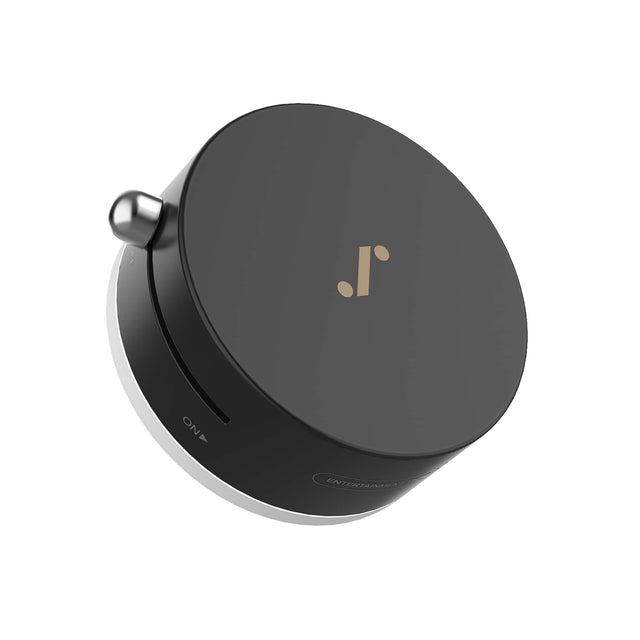 Front. Aurzen - Magnetic Suction Mount for ZIP Projector, Strong Hold, Compatible with Glass, Mirror, Desk & Smooth Surfaces - Black.