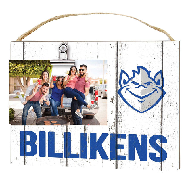 Front. Jardine - Saint Louis Billikens 8" x 10" Weathered Clip It Frame - White.