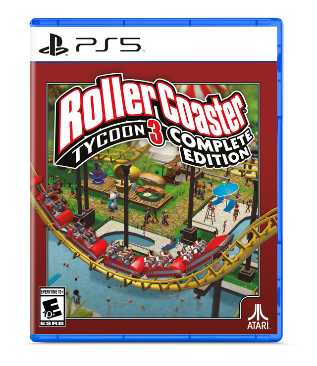 PS5 - Roller Coaster Tycoon 3 Complete Edition. Everyone 10+ ESRB. Atari.