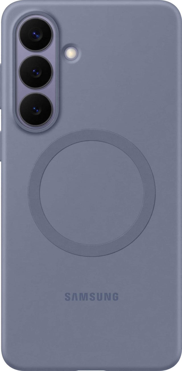 Front. Samsung - Galaxy S26+ Silicone Magnet Case - Blue Violet.