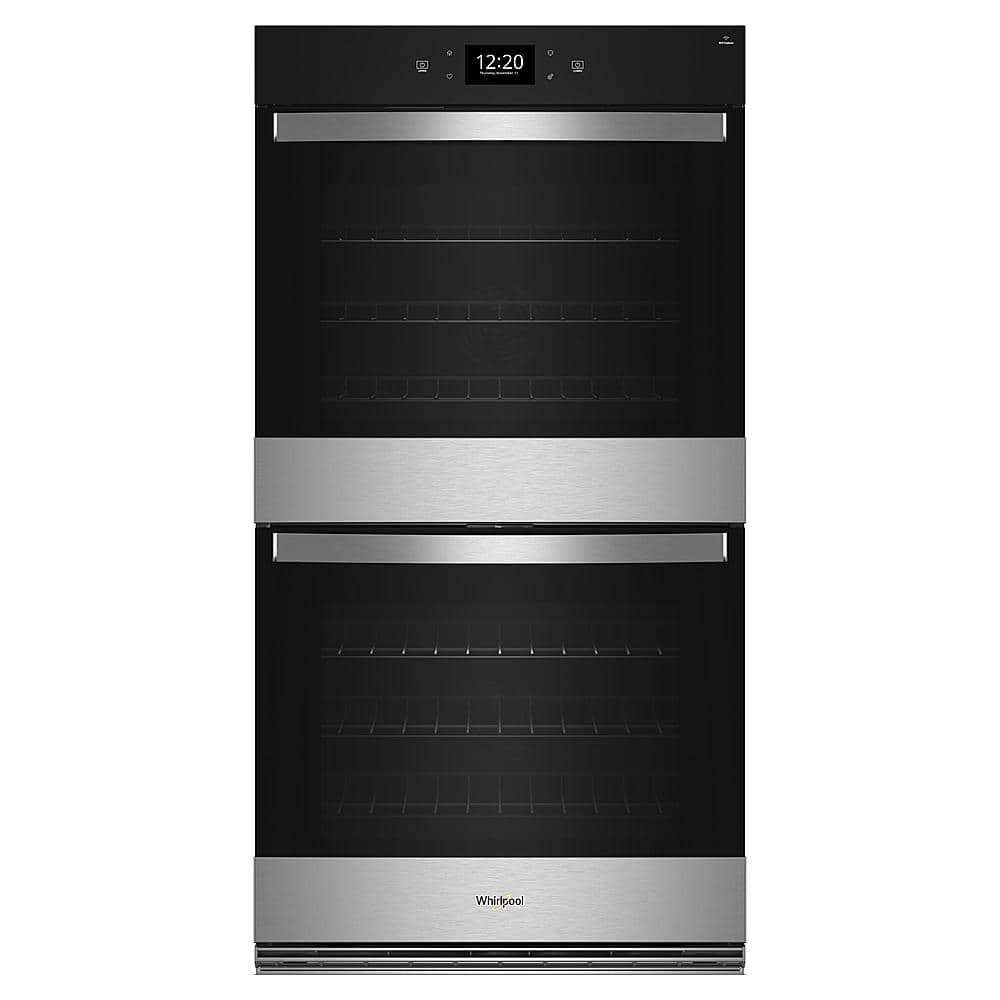 Whirlpool - 27" Smart Built-In Electric Convection Double Wall Oven with Air Fry - Stainless Steel