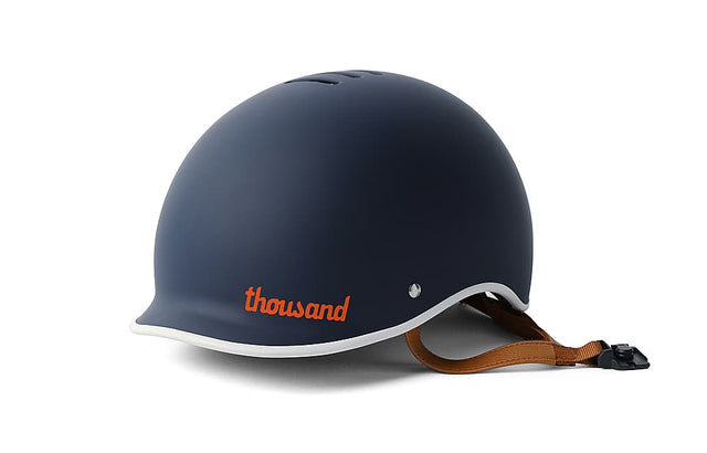 Angle. Thousand - Heritage Bike and Skate Helmet - Navy.