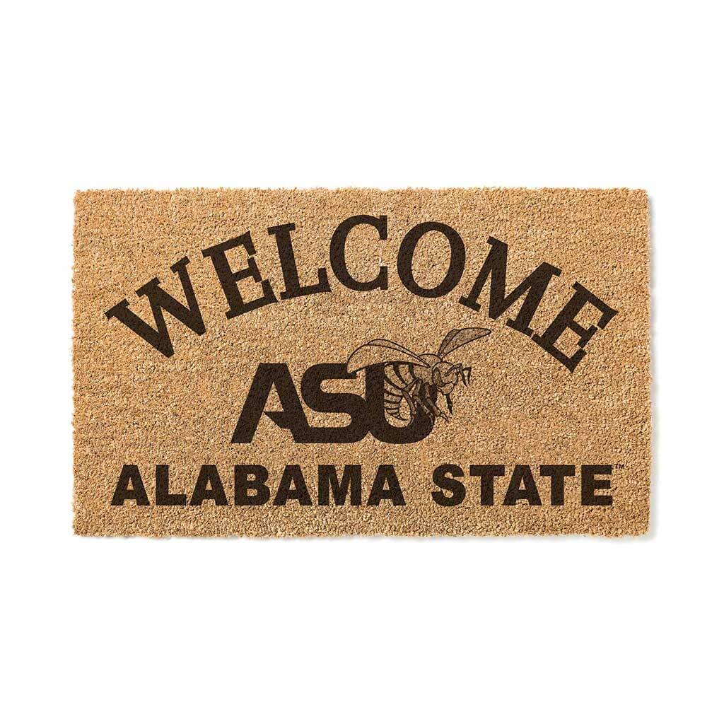 Jardine - Alabama State Hornets 18" x 34" Welcome Coir Doomat - Brown