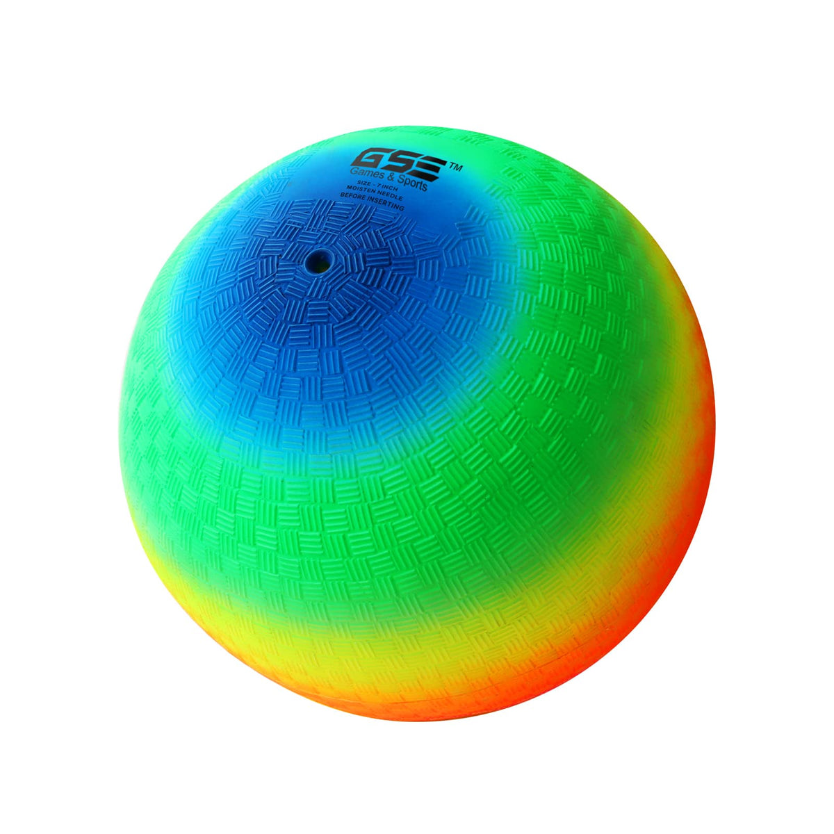 GSE Games & Sports Expert - Playground Balls,Kickball, Bouncy Dodge Ball,Handball for Indoor and Outdoor( 7-inch) - RAINBOW