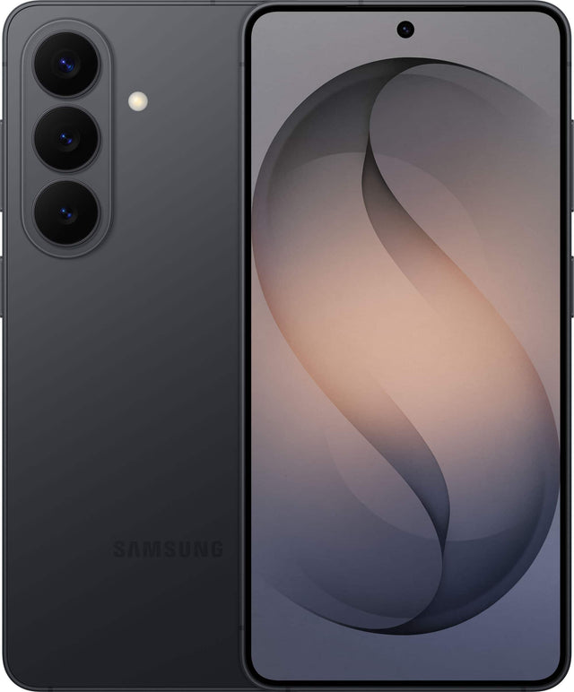 Front. Samsung - Galaxy S26 256GB (Unlocked) - Black.