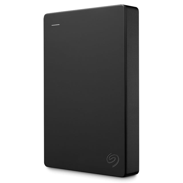 Front. Seagate - 4TB External USB 3.0 Portable Hard Drive with Rescue Data Recovery Services - Black.