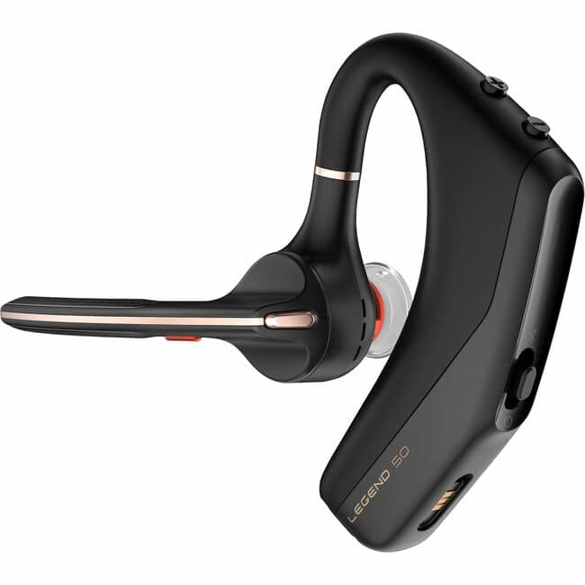 Poly - Voyager Legend 50 Headset UC TAA - Mono - USB Type C - True Wireless - Bluetooth - 98.4 ft - 16 Ohm - Earbud - Black