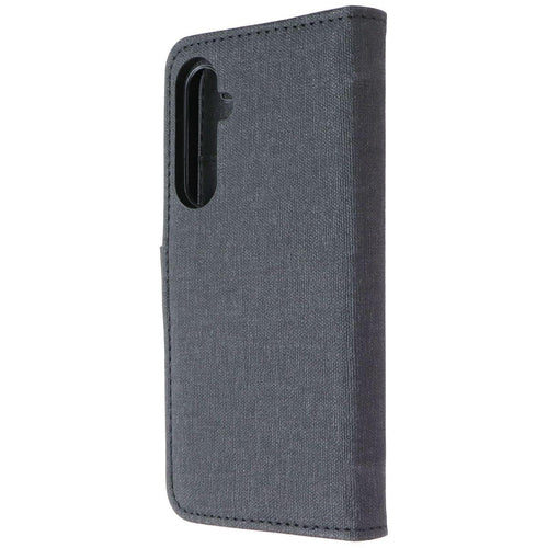 Front. BLU - BLU Element Folio 2-in-1 Case for Samsung Galaxy S23 FE - Black - Black.