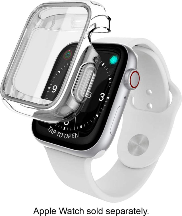 Angle. Raptic - Edge Bumper for Apple Watch 40mm - Clear.