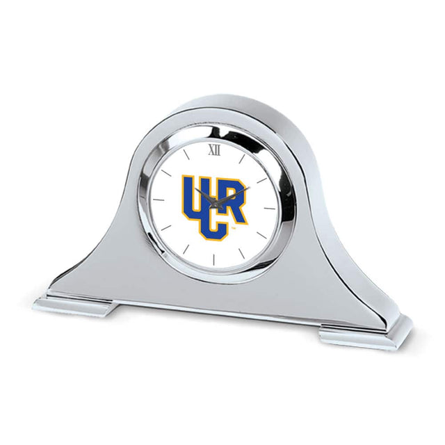 Front. Jardine - Silver UC Riverside Highlanders Logo Napoleon Desk Clock - Silver.