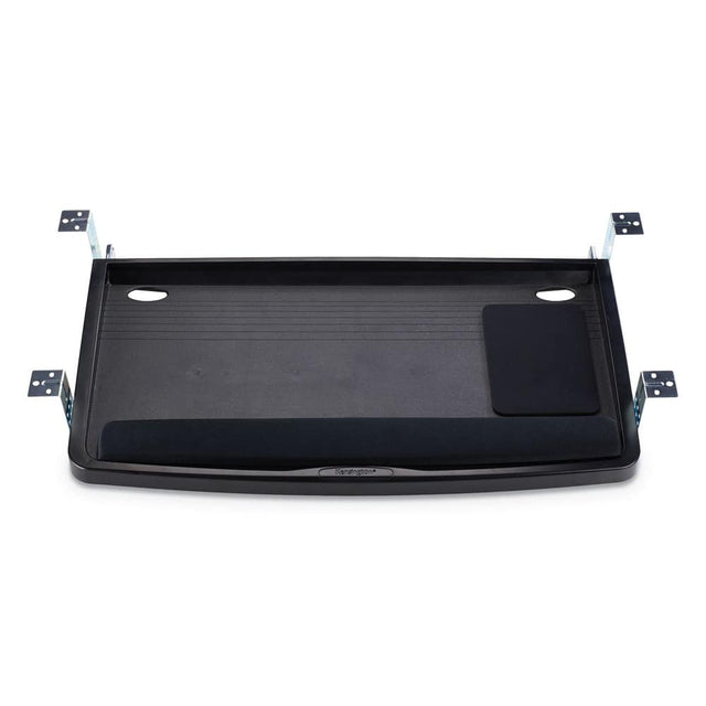 Front. Kensington - K60004US 26 in. x 13.25 in. Comfort Keyboard Drawer with SmartFit System - Black.