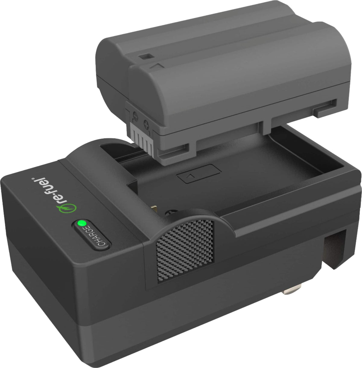 Digipower - Digital camera battery & charger kit, replacement for Nikon EN-EL15 battery and OEM charger - Black