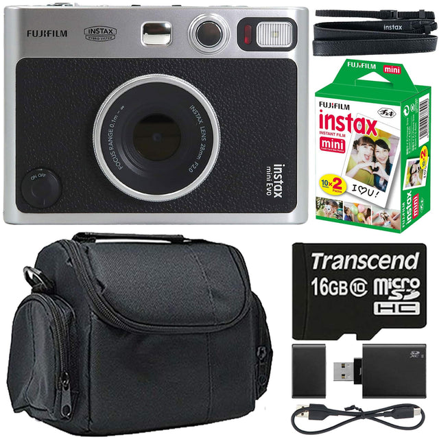 FUJIFILM INSTAX MINI EVO  
INSTAX LENS 28mm F2.0  
FOCUS RANGE 0.1m - ∞  
INSTAX HYBRID SYSTEM  

FUJIFILM INSTAX MINI  
INSTANT FILM  
10 PACKS + 2 FREE  
I LOVE YOU!  

Transcend 16GB Micro SDHC  

instax mini EVO  
instax mini  
instax mini EVO  
instax mini  
instax mini EVO  
instax mini  
instax mini EVO  
instax mini  
instax mini EVO  
instax mini  
instax mini EVO  
instax mini  
instax mini EVO  
instax mini  
instax mini EVO  
instax mini  
instax mini EVO  
instax mini  
instax mini EVO  
instax