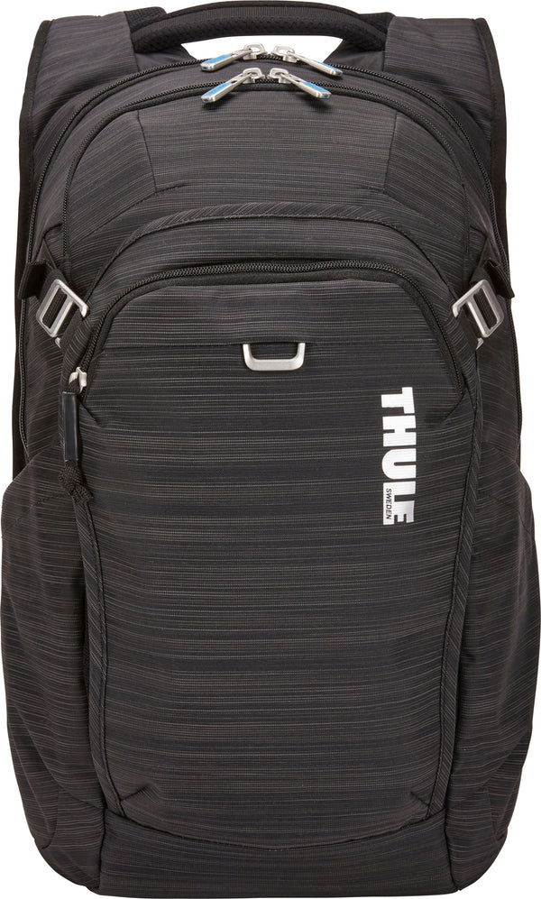 Thule - Contract 25L Backpack for 15.6" Laptop w/ 10.5" Padded Tablet Sleeve, Crushproof SafeZone, Water Bottle Holder, Pockets - Black