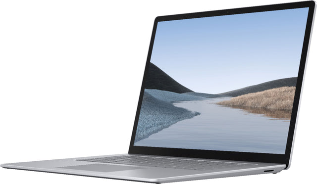Front. Microsoft - Geek Squad Certified Refurbished Laptop 3 - 15" Touch-Screen - AMD Ryzen 5 Surface Edition - 8GB Memory - 128GB SSD - Platinum.