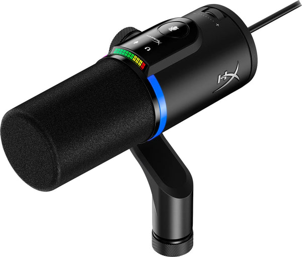 HyperX - FlipCast Wired Cardioid USB Dynamic Microphone - Black