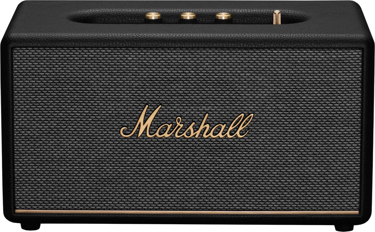Marshall - Stanmore III Bluetooth Home Speaker with Bass / Treble / Volume Controls and 3.5 mm Auxiliary / RCA Inputs - Black