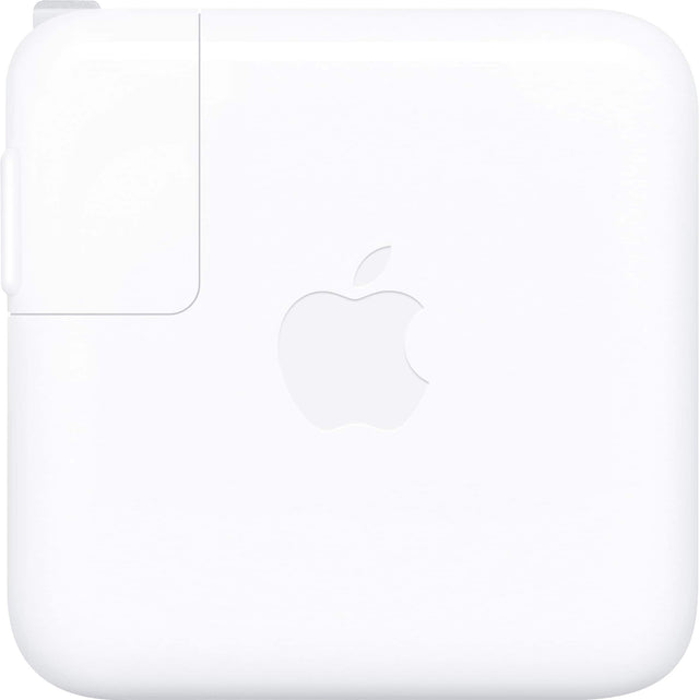 Front. Apple - 70W USB-C Power Adapter - White.