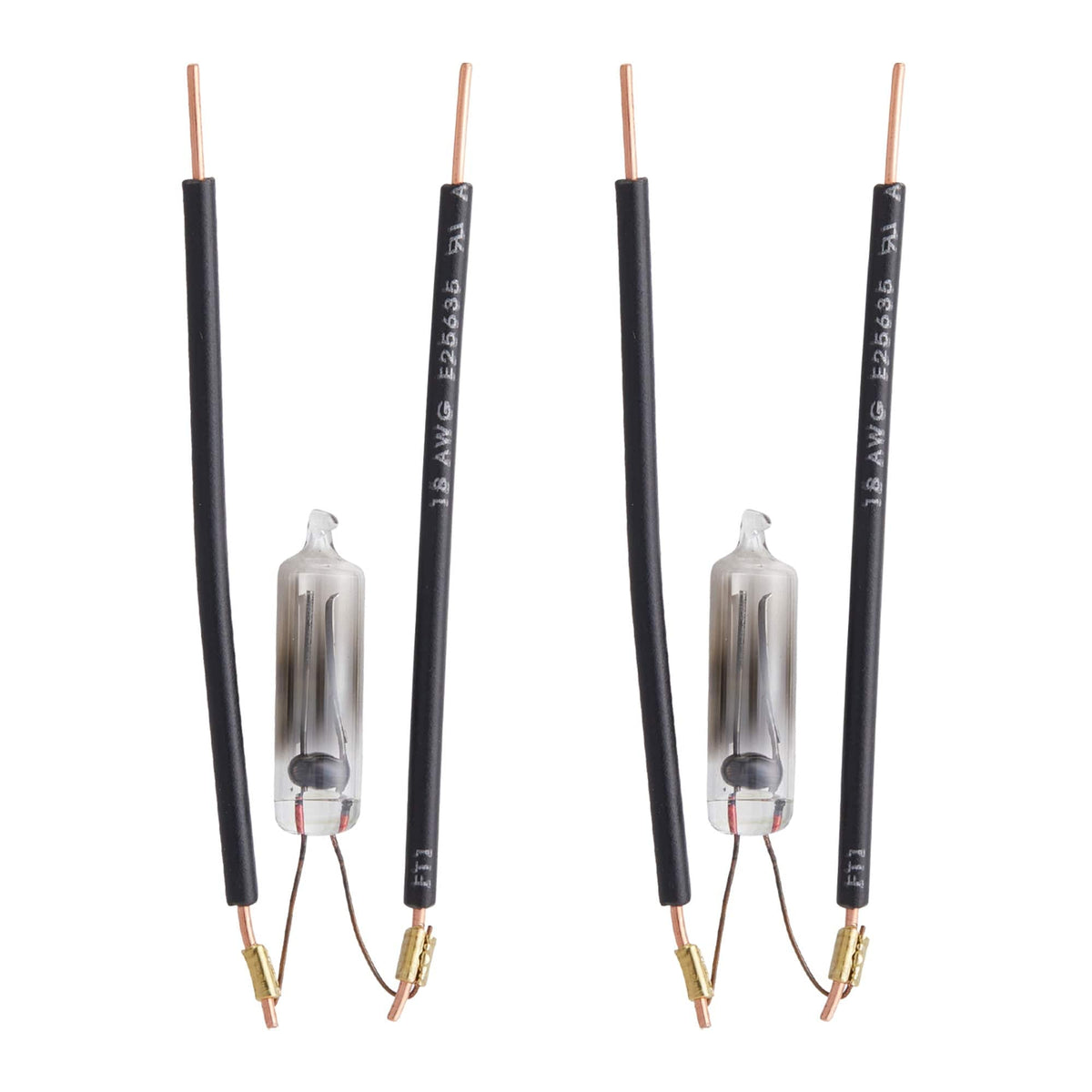 Flowtron - Replacement UV Bulb Starter 2-Pack - for Bug Zappers - Compatible with BK-15 - BK-40 - BK-80 - MC-9000 - Black