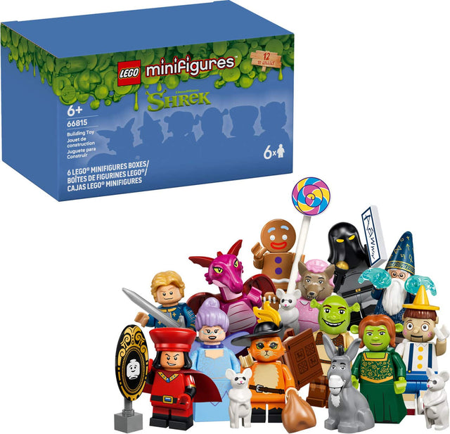 12 TO COLLECT LEGO minifigures DREAMWORKS 6+ SHREK 66815 Building Toy Jouet de construction Juguete para 6+ Construir MINIFIGURES BOXES, 6 LEGO FIGURINES LEGO/ BOTES DE LEGO MINIFIGURES CAJAS