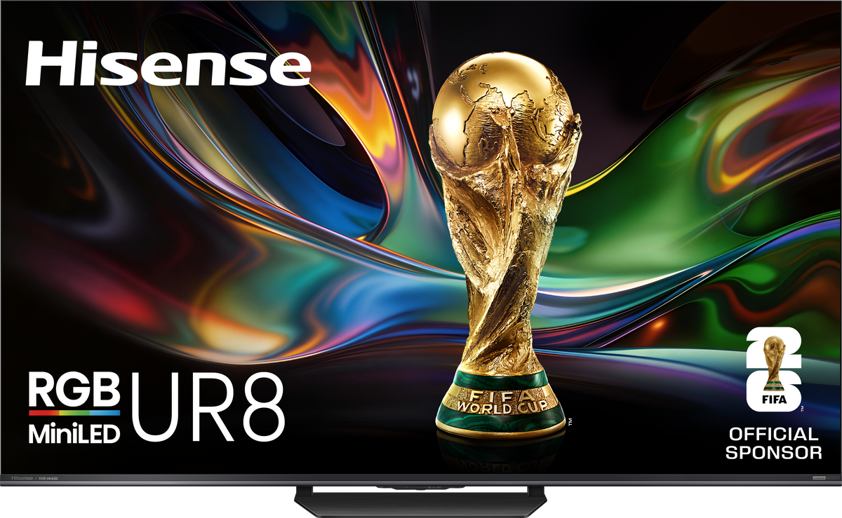 Hisense - 75" Class UR8 RGB MiniLED UHD 4K HDR Smart Google TV with Gemini and Anti-Reflection Screen (2026)
