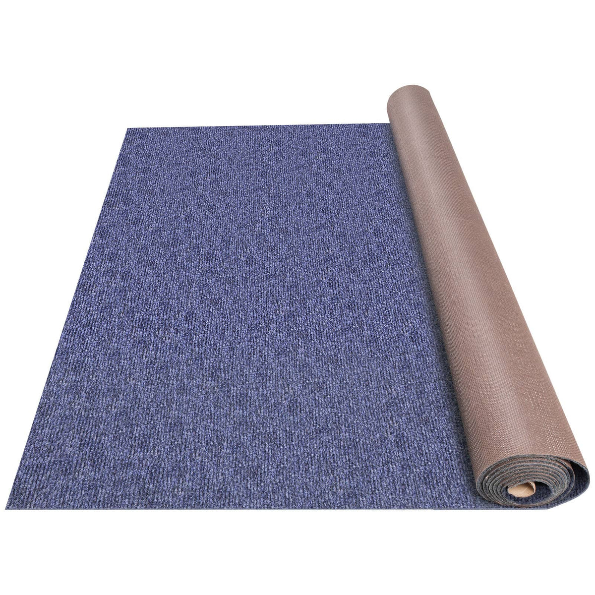 VEVOR - Marine Carpet 6 ft x 13.1 ft Marine Carpeting Marine Grade Carpet for Boats with Waterproof Back Outdoor Rug - Deep Blue