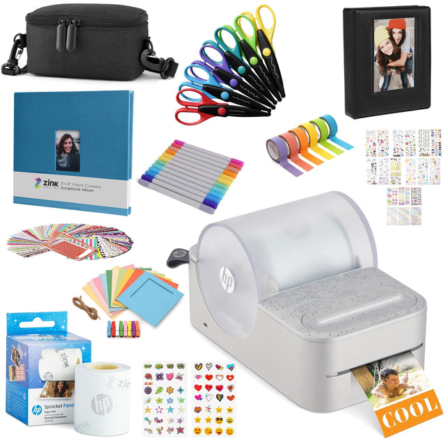 zink 4 x 8" Fabric Covered Scrapbook Album  
hp Sprocket Panorama Paper Roll  
hp Sprocket Panorama Printer  
COOL