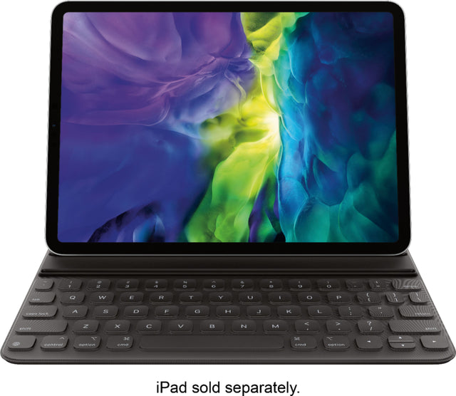 Front. Apple - Smart Keyboard Folio for 11-inch iPad Pro (4th Generation) and iPad Air (5th Generation) - Black.