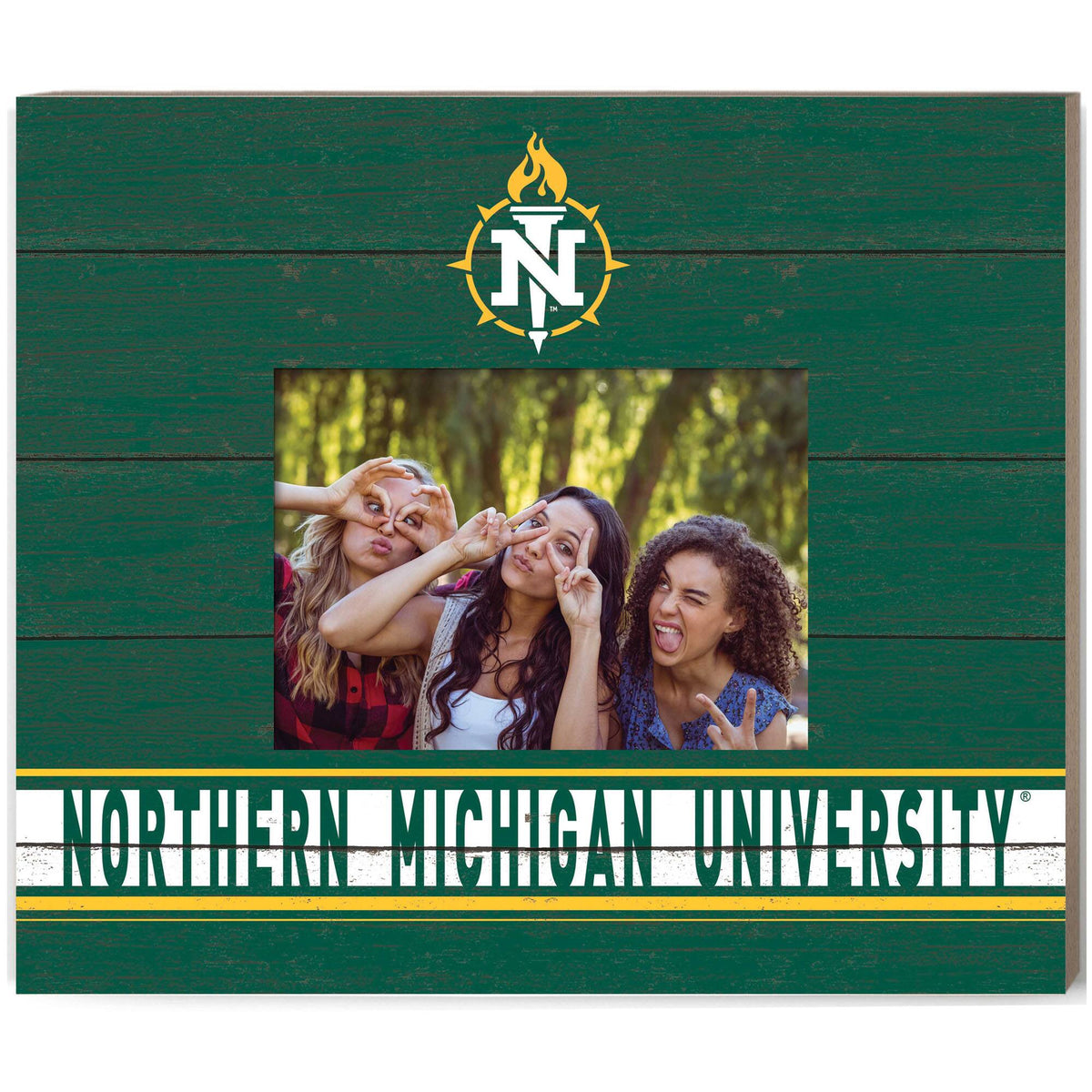 Jardine - Northern Michigan Wildcats 11'' x 13'' Team Spirit Scholastic Picture Frame - Green