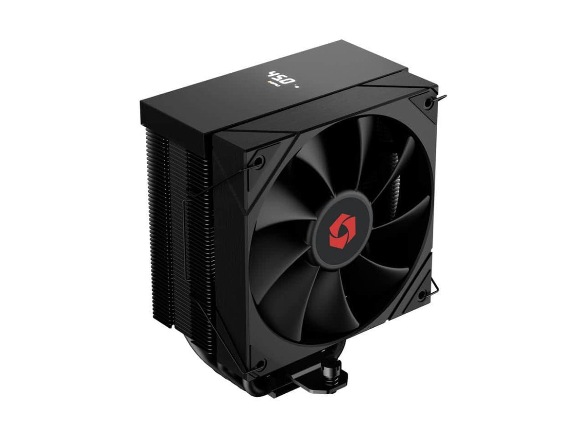 Rosewill - CPU Air Cooler w/Digital Display, 5 Copper Heat Pipes, 2000 RPM 120mm PWM Fan, LGA 1851/1700/1200, AMD AM5/AM4 - Black