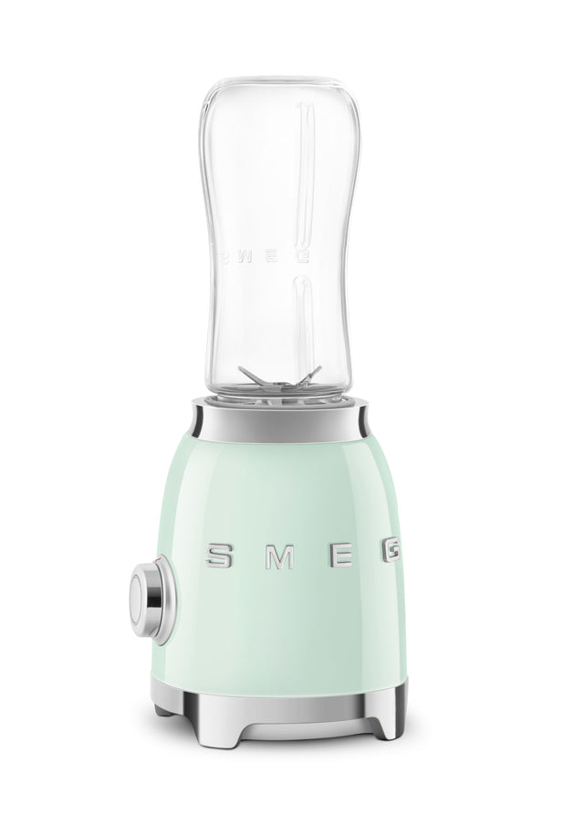 Front. SMEG - SMEG PBF01 Personal 2-Speed Single-Serve Blender, 20 oz - Pastel Green.