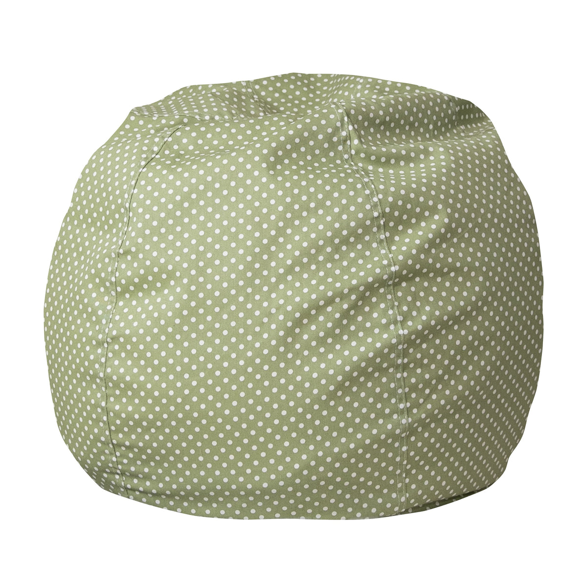 Emma + Oliver - Small Bean Bag Chair for Kids and Teens - Green Dot