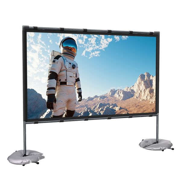 Vankyo - Staytrue 100" T Projector Screen - White