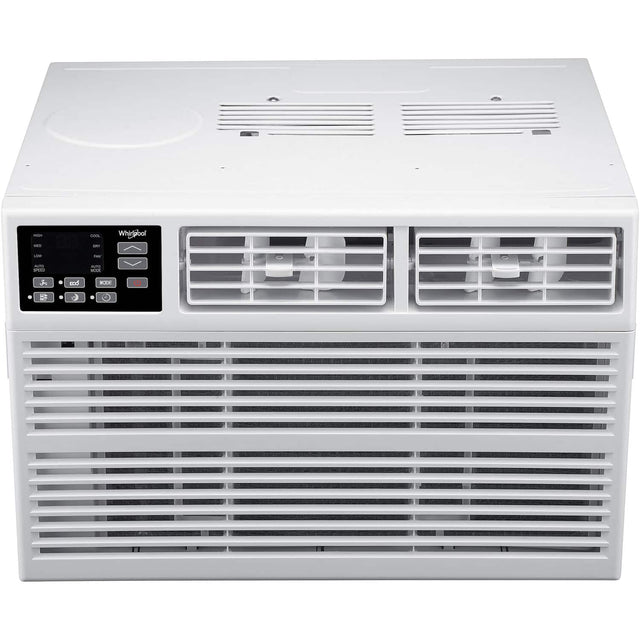 Front. Whirlpool - 1,500 Sq. Ft. 24,000 BTU 230V Window Air Conditioner - White.