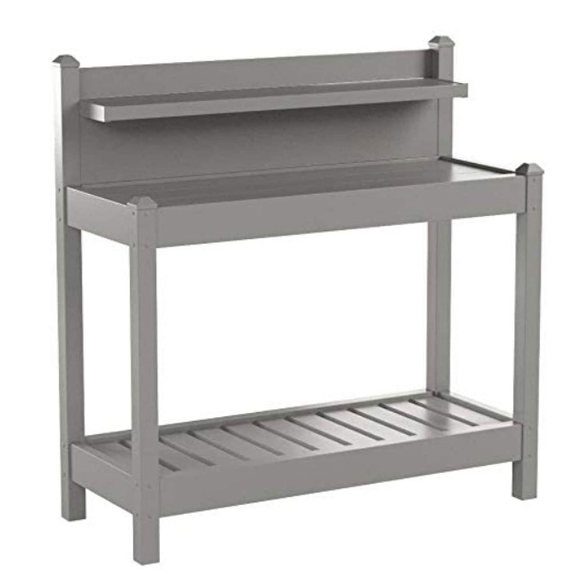 Dura-Trel - Greenfield Outdoor Table Potting Bench for Gardening Supplies - Mocha
