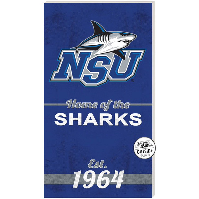 NSU  
Home of the SHARKS  
Est. 1964  
For use INSIDE or OUTSIDE