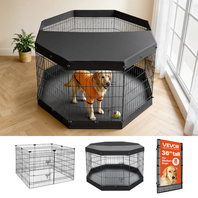 VEVOR 36" tall For Medium 8 Dogs