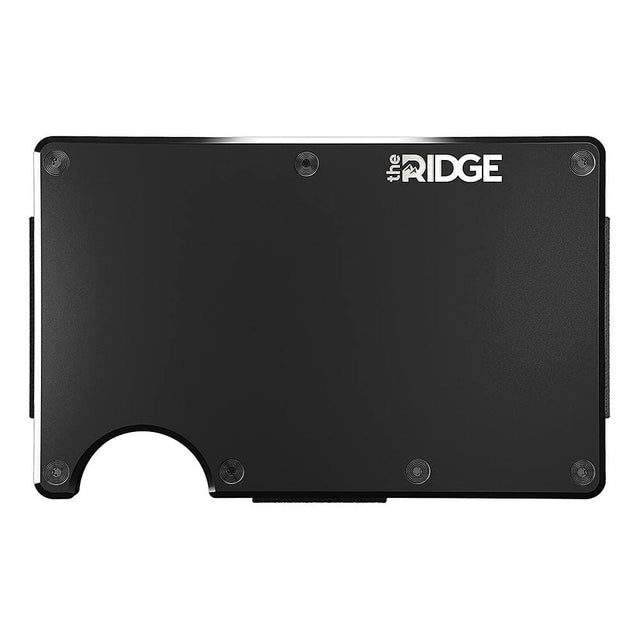 Front. The Ridge Wallet - The Ridge Wallet - Aluminum: Cash Strap - Royal.