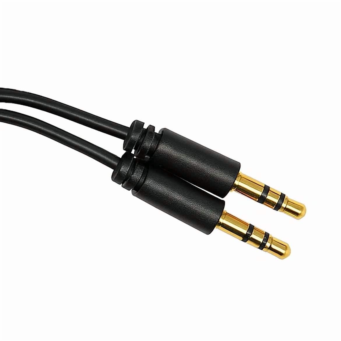 Cables Direct Online - 3.5mm Aux Cable 3FT Male to Male Stereo Audio Cord for Car Home Stereo Headphones iPhone iPad Echo Speakers Universal - Black