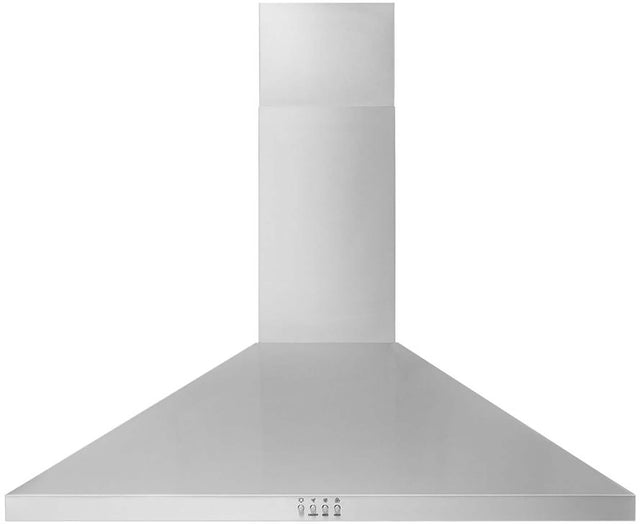 Front. Whirlpool - 36 inch Recirculating Range Hood - Stainless Steel.